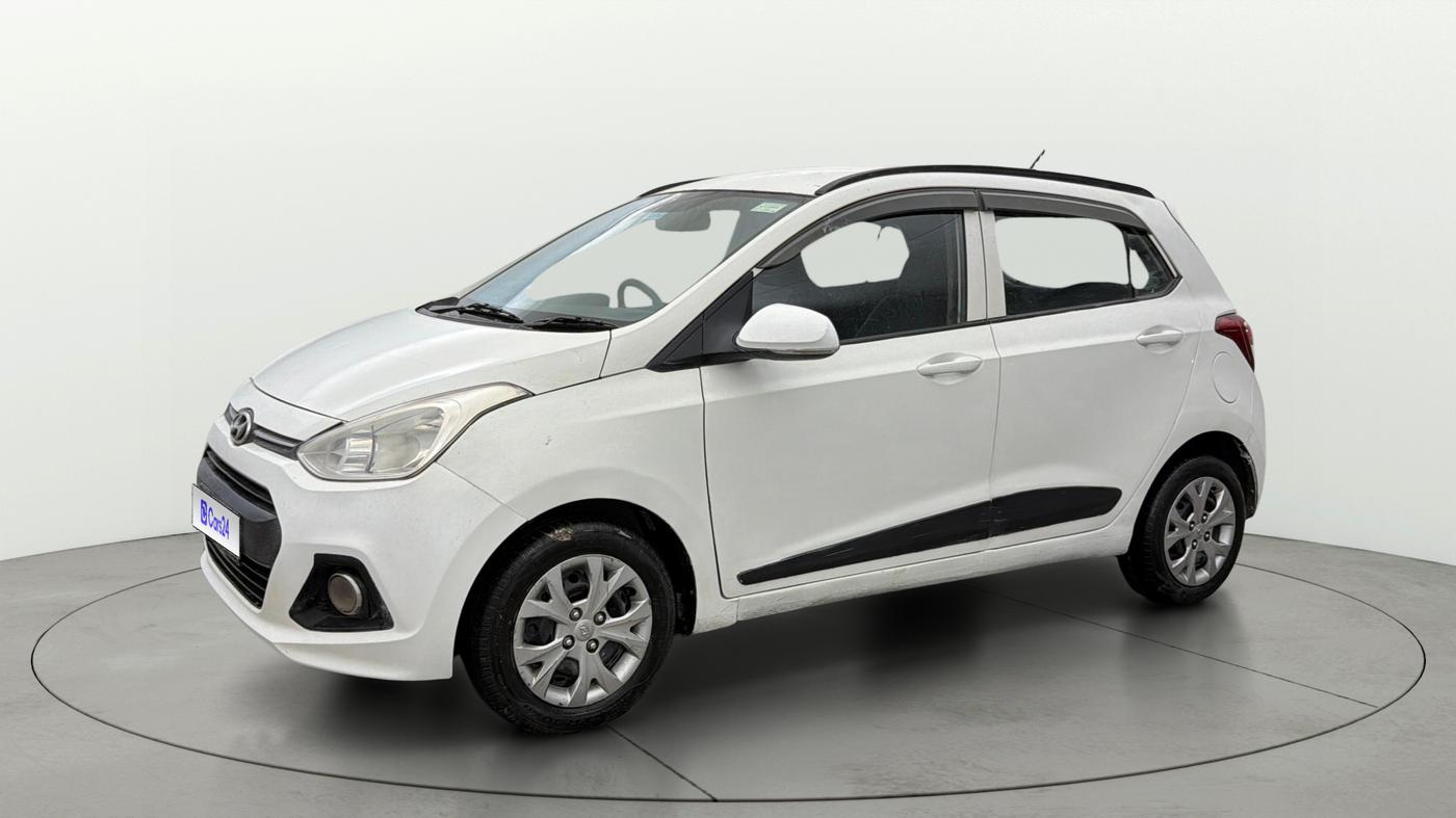 2015 Hyundai Grand i10 SPORTZ 1.2 KAPPA VTVT, CNG, Manual, 61,884 km, Left Front Diagonal