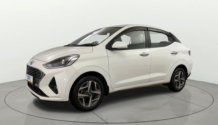 2021 Hyundai AURA SX PLUS 1.2 AMT, Petrol, Automatic, 27,227 km, Left Front Diagonal