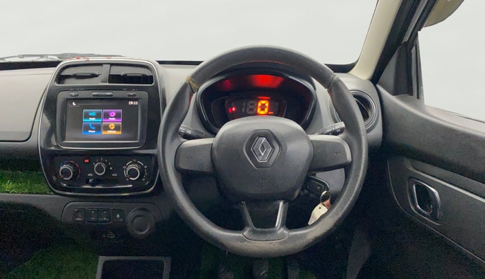 2019 Renault Kwid RXT 1.0 (O), Petrol, Manual, 82,791 km, Steering Wheel Close Up