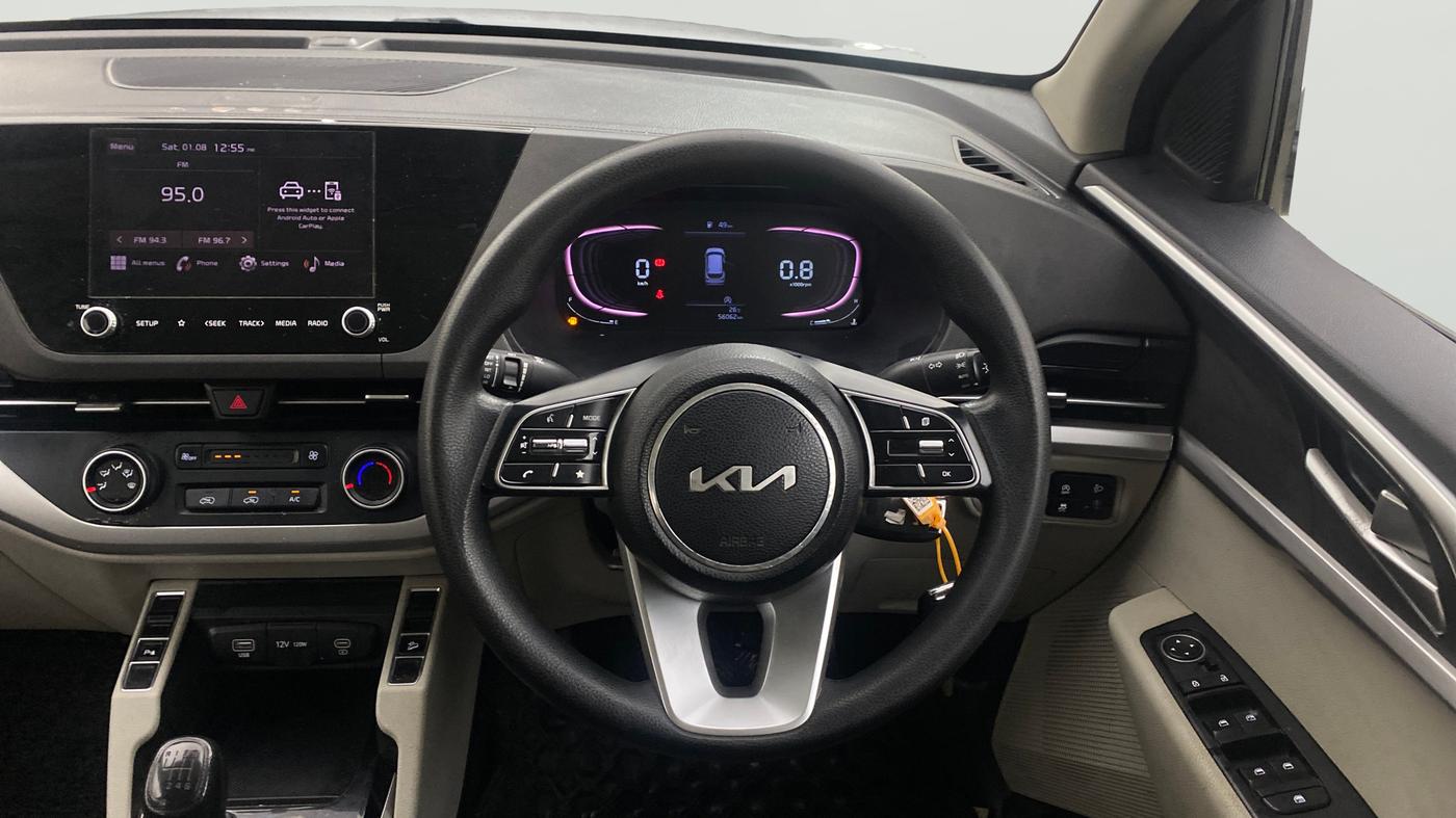 2023 KIA CARENS PRESTIGE 1.5 PETROL 7 STR, Petrol, Manual, 56,061 km, Steering Wheel Close Up