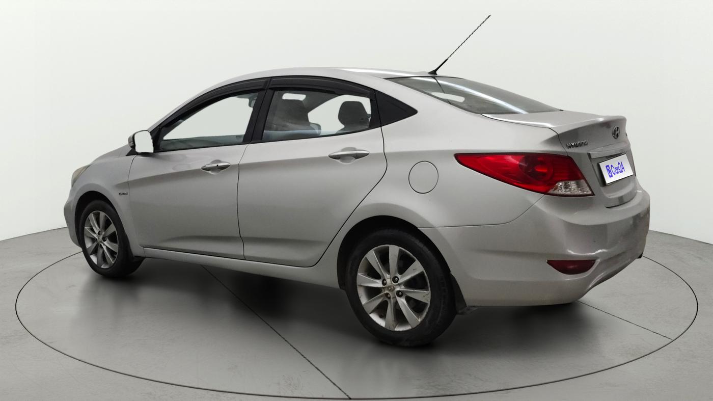 2013 Hyundai Verna FLUIDIC 1.6 CRDI SX, Diesel, Manual, 95,225 km, Left Back Diagonal