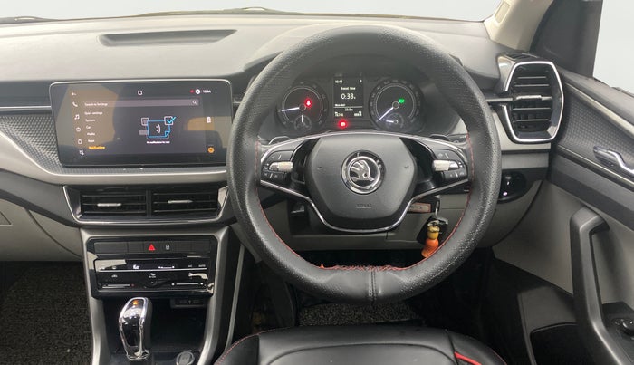 2021 Skoda KUSHAQ AMBITION 1.0L TSI AT, Petrol, Automatic, 76,745 km, Steering Wheel Close Up
