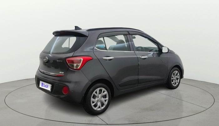 2019 Hyundai Grand i10 SPORTZ 1.2 KAPPA VTVT, Petrol, Manual, 63,179 km, Right Back Diagonal
