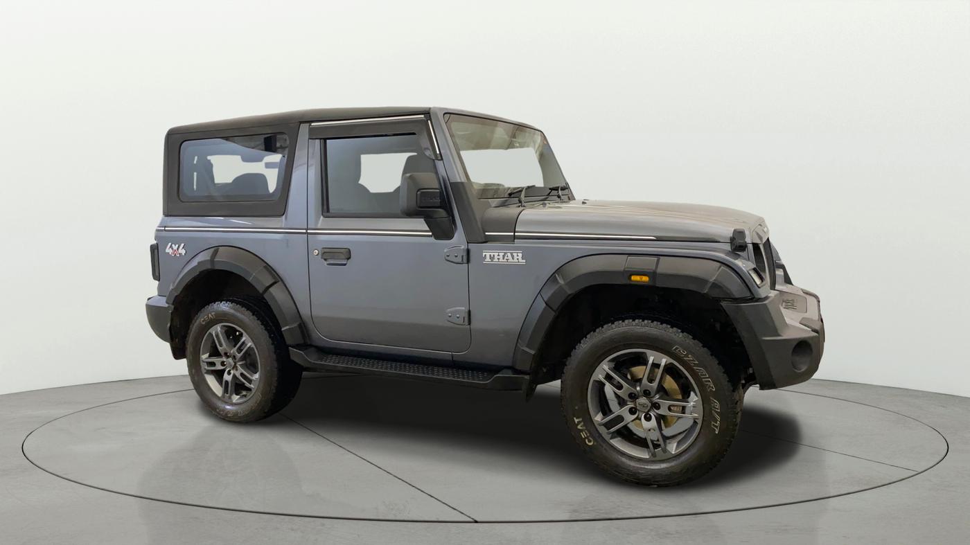 2022 Mahindra Thar LX HT PETROL 4WD MT, Petrol, Manual, 27,690 km, Right Front Diagonal