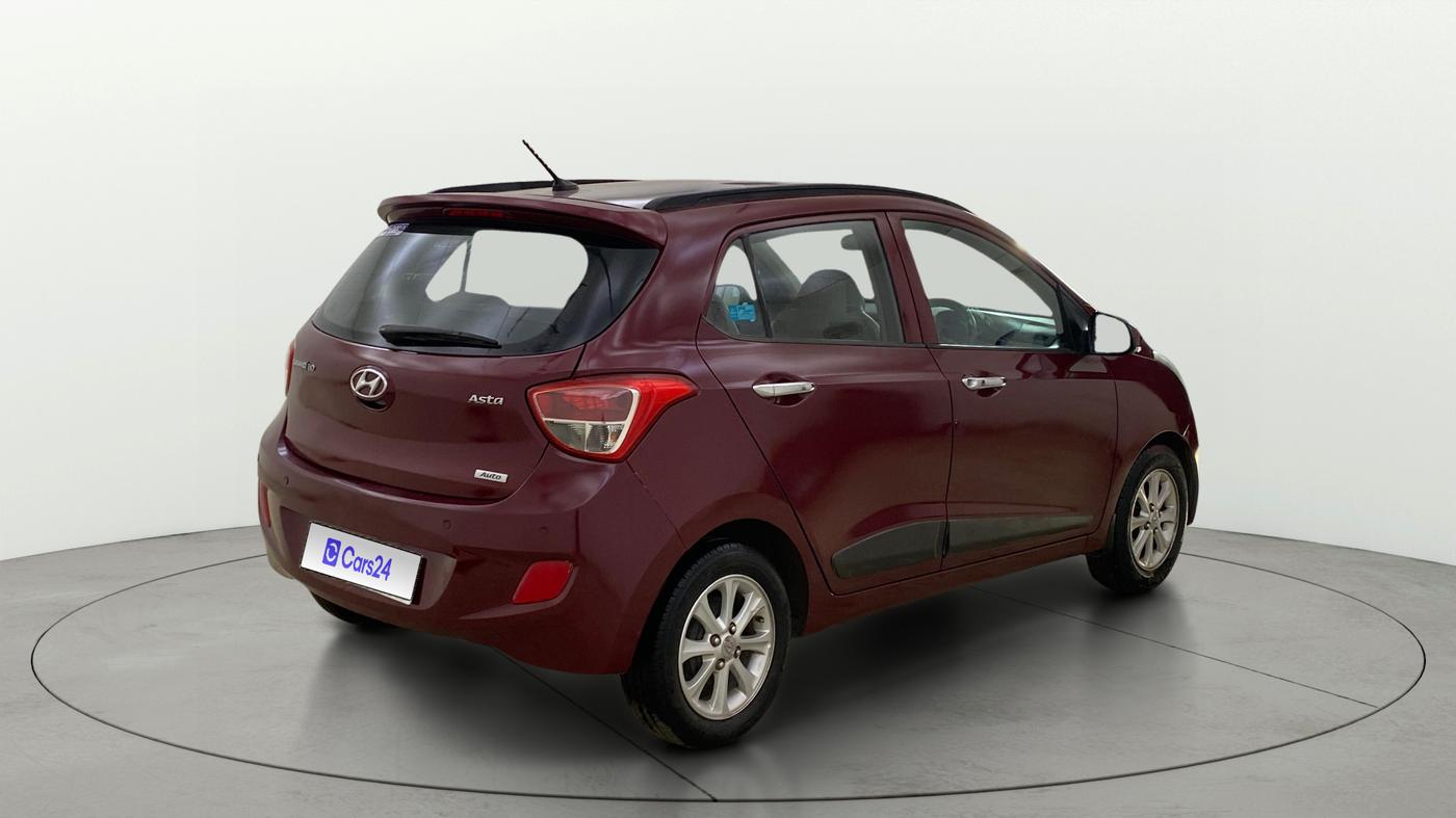 2015 Hyundai Grand i10 ASTA AT 1.2 KAPPA VTVT, CNG, Automatic, 90,155 km, Right Back Diagonal