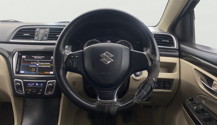 2016 Maruti Ciaz ZXI+, Petrol, Manual, 1,00,415 km, Steering Wheel Close Up