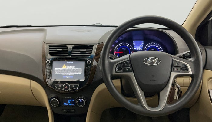 2016 Hyundai Verna 1.6 VTVT SX, Petrol, Manual, 70,675 km, Steering Wheel Close Up