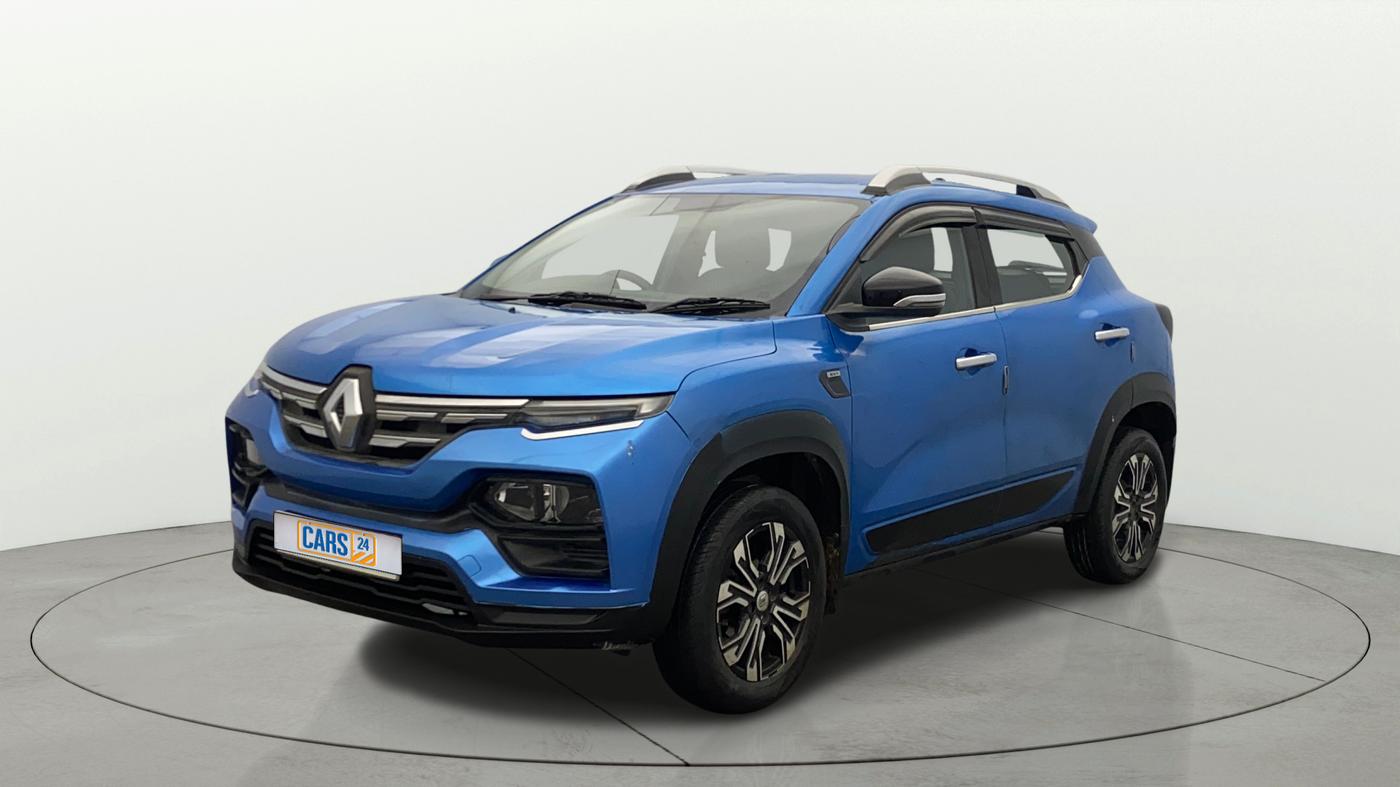 2021 Renault Kiger RXT AMT, Petrol, Automatic, 34,621 km, Left Front Diagonal