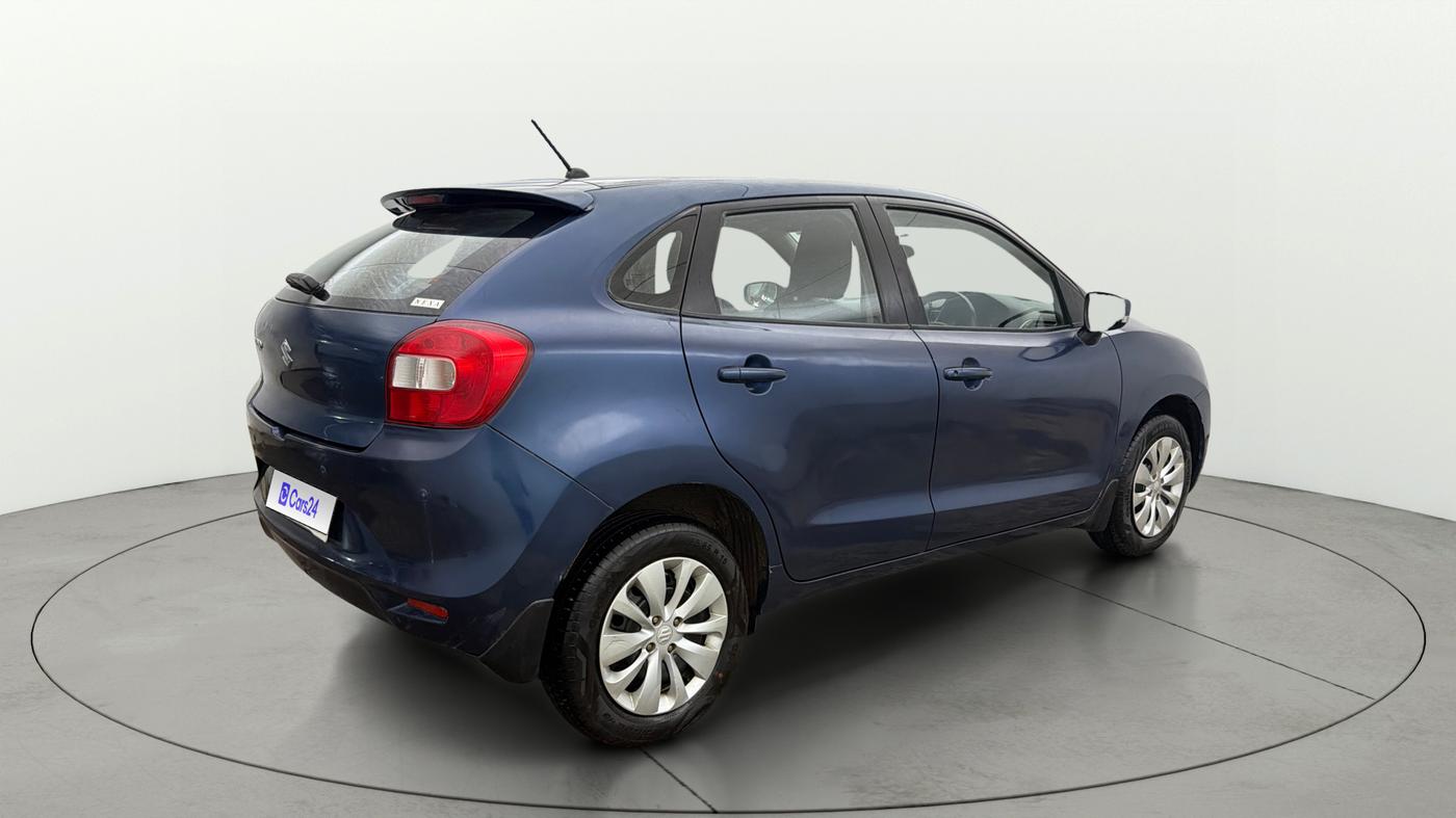 2017 Maruti Baleno DELTA PETROL 1.2, Petrol, Manual, 65,381 km, Right Back Diagonal