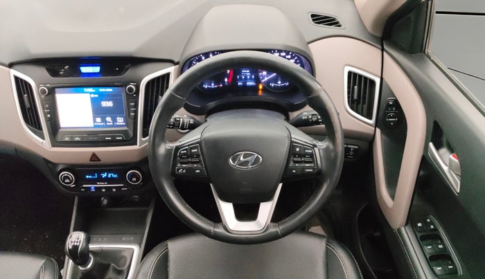 2018 Hyundai Creta SX (O) 1.6 PETROL, Petrol, Manual, 80,907 km, Steering Wheel Close Up