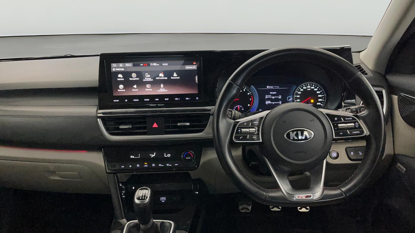 2019 KIA SELTOS GTX PLUS 1.4 PETROL, Petrol, Manual, 66,209 km, Steering Wheel Close Up