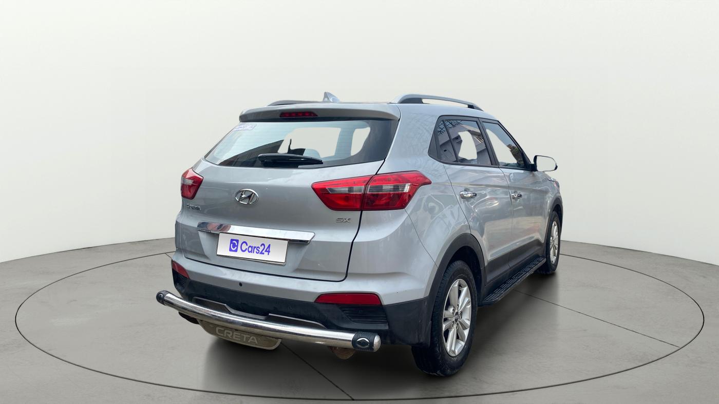 2016 Hyundai Creta  SX 1.6 Petrol , Petrol, Manual, 10,618 km, Right Back Diagonal