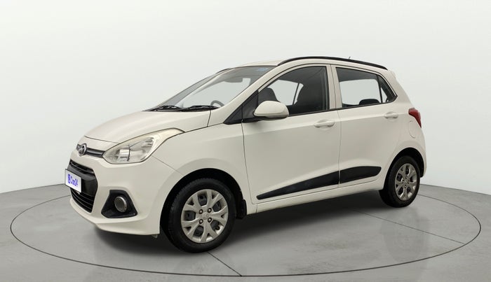 2015 Hyundai Grand i10 SPORTZ 1.2 KAPPA VTVT, Petrol, Manual, 46,802 km, Left Front Diagonal