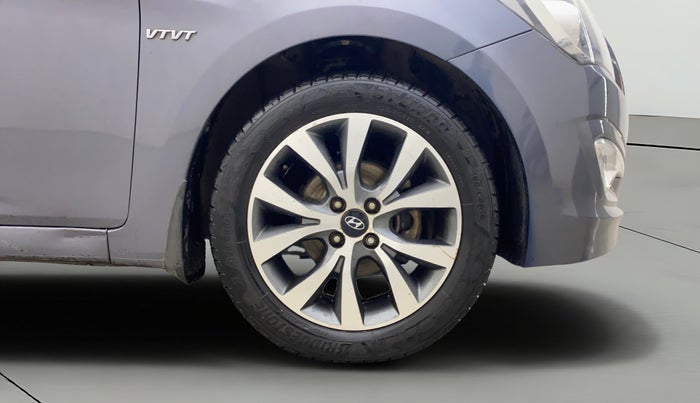 2015 Hyundai Verna FLUIDIC 4S 1.6 VTVT S(O), Petrol, Manual, 1,42,985 km, Right Front Wheel