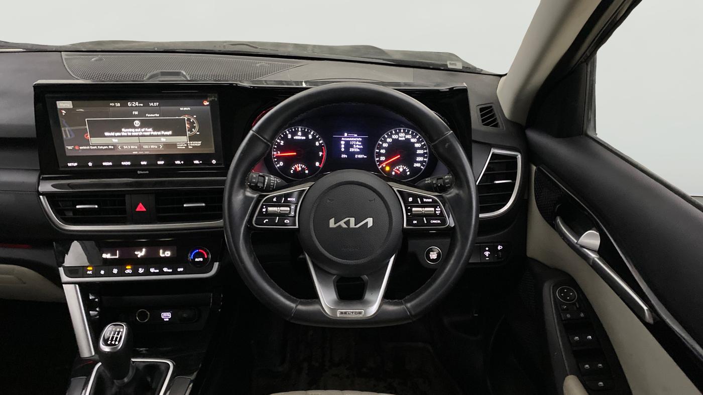 2021 KIA SELTOS HTX 1.5 PETROL, Petrol, Manual, 21,637 km, Steering Wheel Close Up
