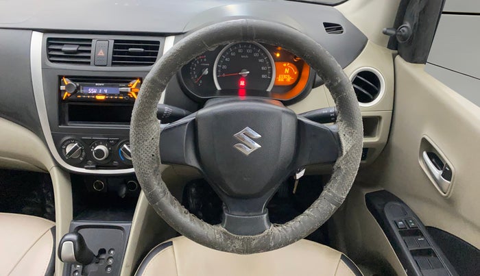 2014 Maruti Celerio VXI AMT, Petrol, Automatic, 65,860 km, Steering Wheel Close Up