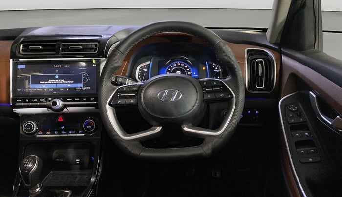 2023 Hyundai ALCAZAR PRESTIGE 1.5 TURBO PETROL MT 7STR, Petrol, Manual, 7,467 km, Steering Wheel Close Up