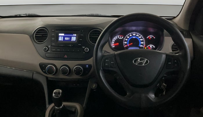 2015 Hyundai Grand i10 SPORTZ 1.2 KAPPA VTVT, Petrol, Manual, 48,027 km, Steering Wheel Close Up
