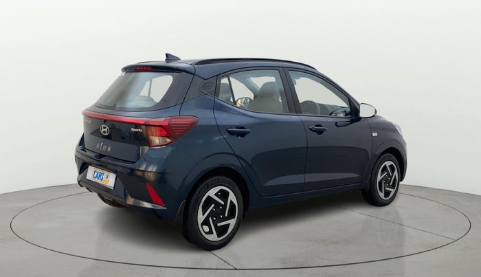2023 Hyundai GRAND I10 NIOS SPORTZ AMT 1.2 KAPPA VTVT, Petrol, Automatic, 35,531 km, Right Back Diagonal