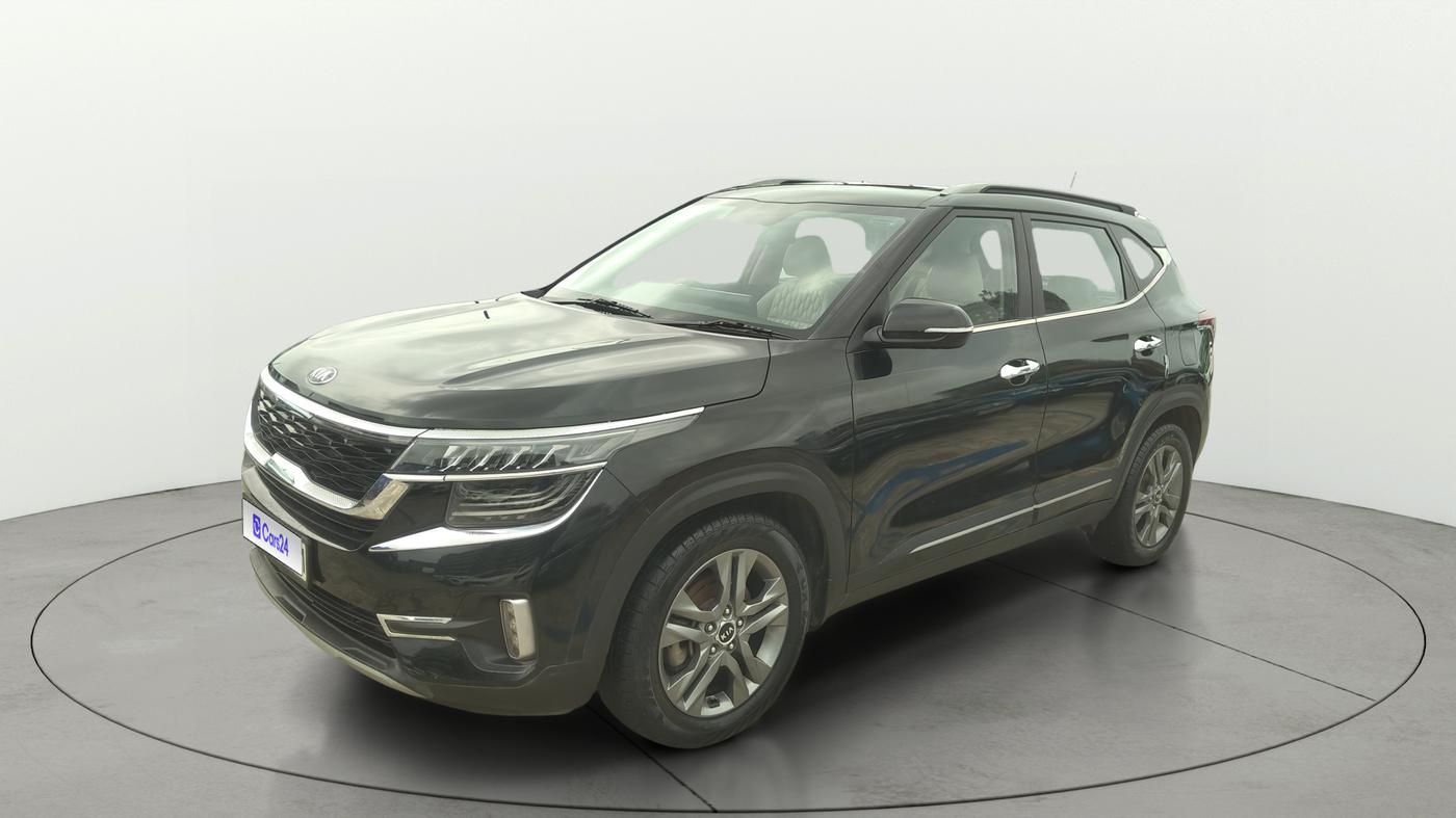 2021 KIA SELTOS HTX IVT 1.5 PETROL, Petrol, Automatic, 69,189 km, Left Front Diagonal