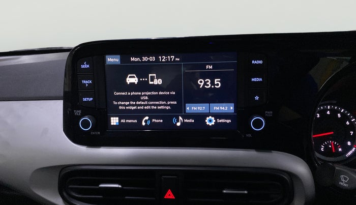 2023 Hyundai GRAND I10 NIOS SPORTZ AMT 1.2 KAPPA VTVT, Petrol, Automatic, 11,129 km, Air Conditioner