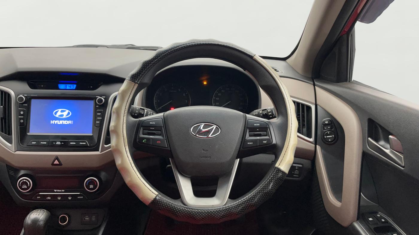 2016 Hyundai Creta SX PLUS 1.6 PETROL, Petrol, Manual, 40,923 km, Steering Wheel Close Up