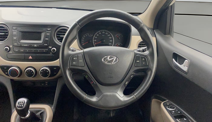 2016 Hyundai Grand i10 ASTA (O) 1.2 KAPPA VTVT, Petrol, Manual, 59,373 km, Steering Wheel Close Up