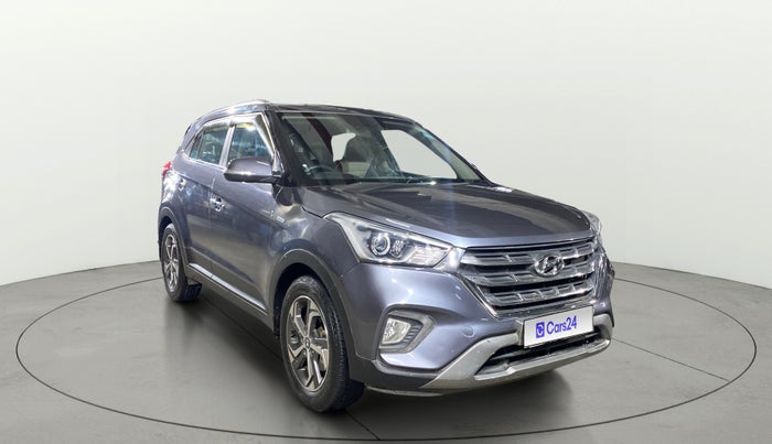 2019 Hyundai Creta SX AT 1.6 PETROL, Petrol, Automatic, 23,513 km, Right Front Diagonal