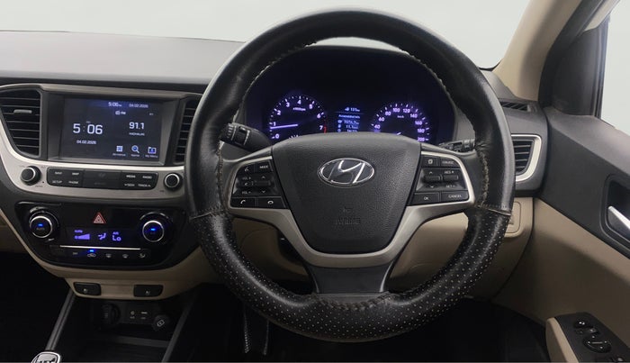 2019 Hyundai Verna 1.6 VTVT SX O, Petrol, Manual, 59,097 km, Steering Wheel Close Up