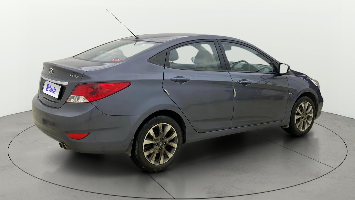 2014 Hyundai Verna FLUIDIC 1.6 VTVT SX, Petrol, Manual, 77,454 km, Right Back Diagonal