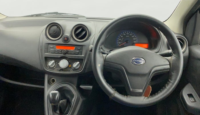 2018 Datsun Go Plus T, Petrol, Manual, 16,994 km, Steering Wheel Close Up