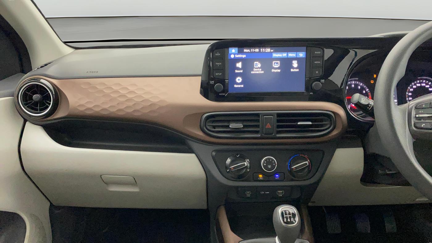 2024 Hyundai AURA SX 1.2 CNG, CNG, Manual, 7,796 km, Air Conditioner