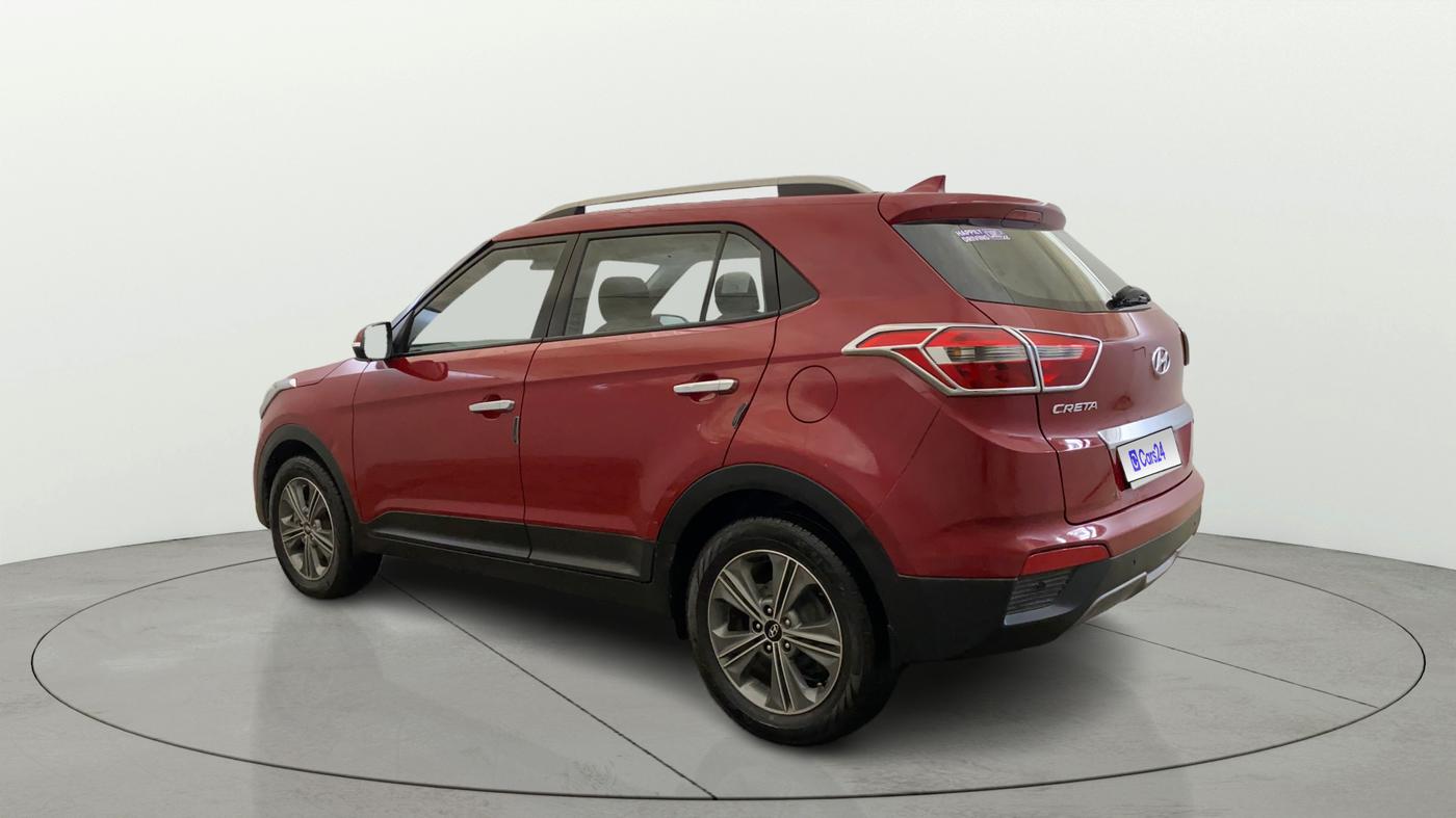 2017 Hyundai Creta SX PLUS AT 1.6 PETROL, Petrol, Automatic, 61,009 km, Left Back Diagonal