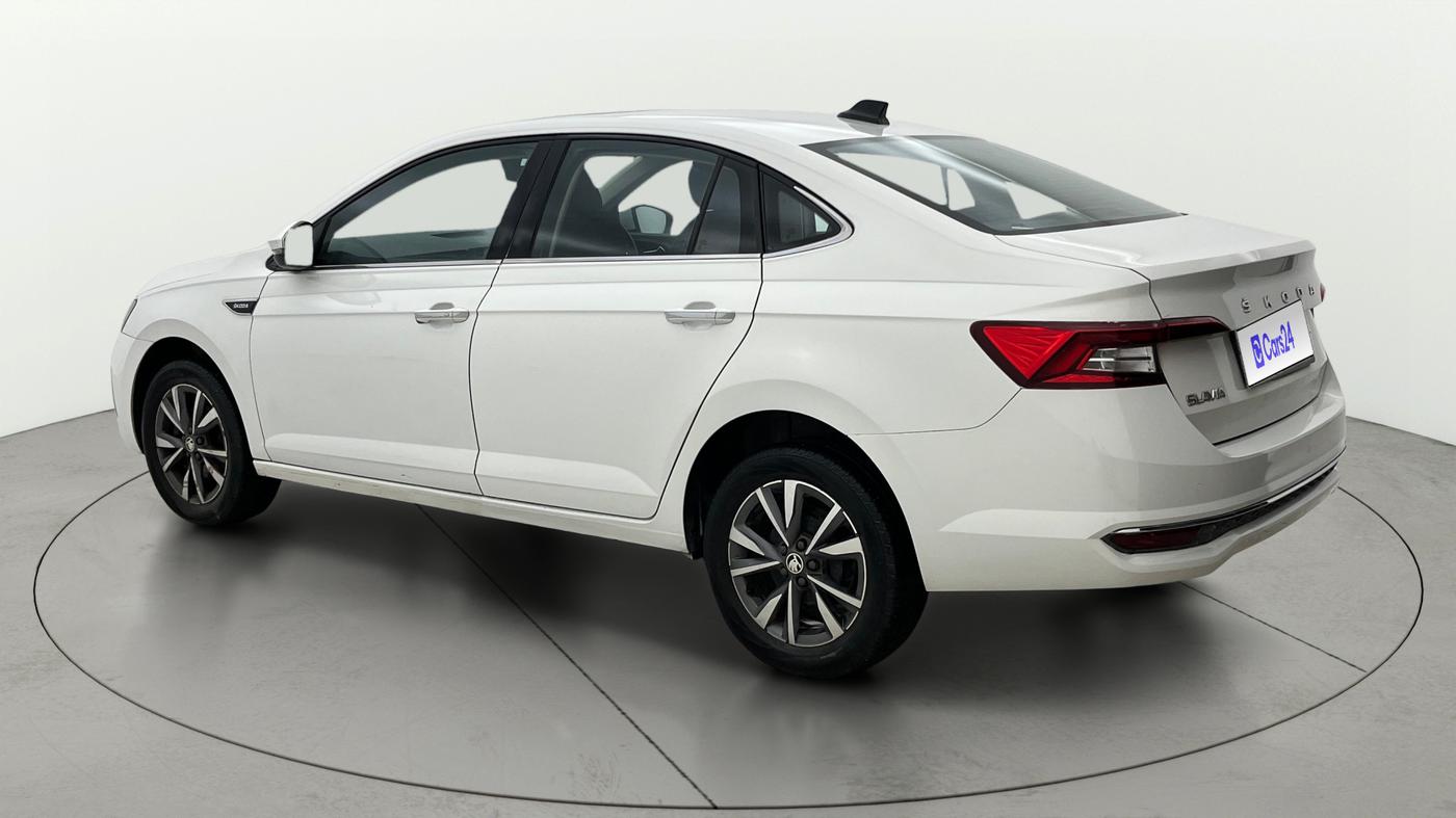 2023 Skoda SLAVIA STYLE 1.0L TSI AT, Petrol, Automatic, 42,661 km, Left Back Diagonal
