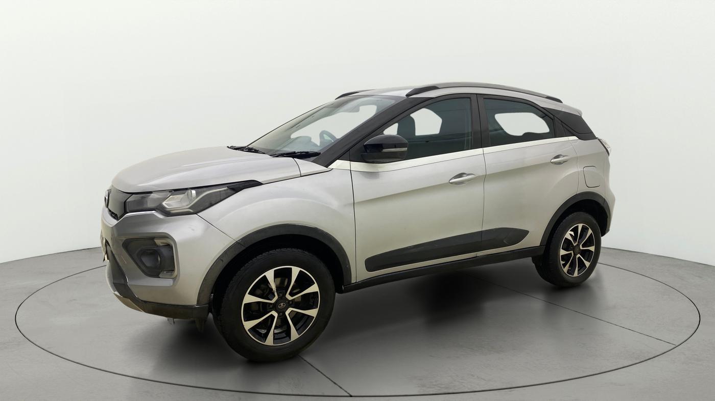 2020 Tata NEXON XZA PLUS PETROL, Petrol, Automatic, 1,27,344 km, Left Front Diagonal