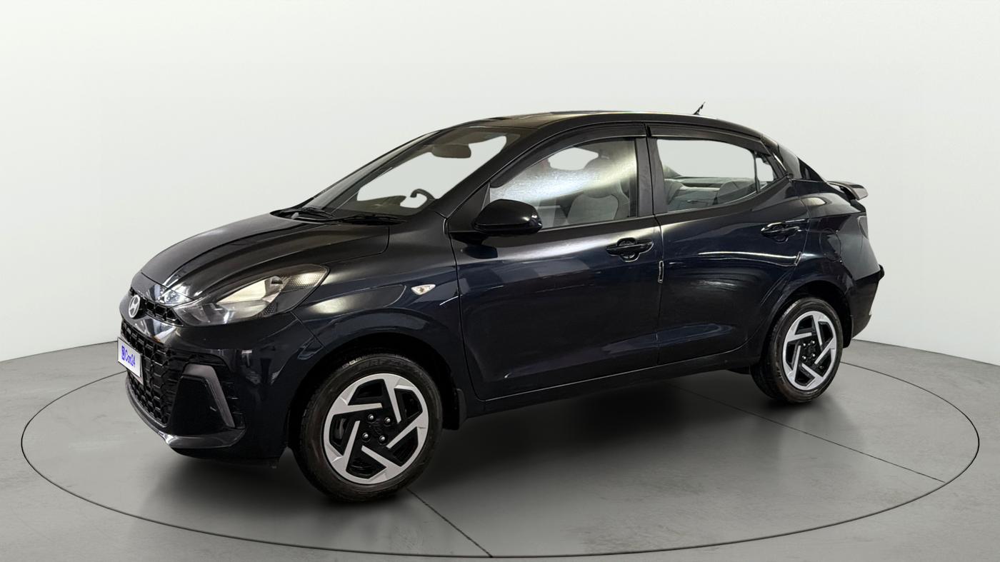 2026 Hyundai AURA S 1.2 CNG, CNG, Manual, 591 km, Left Front Diagonal