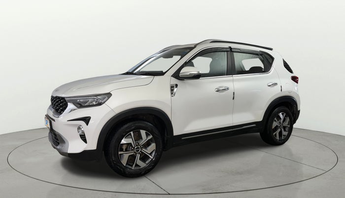 2021 KIA SONET HTX 1.0 IMT, Petrol, Manual, 76,396 km, Left Front Diagonal
