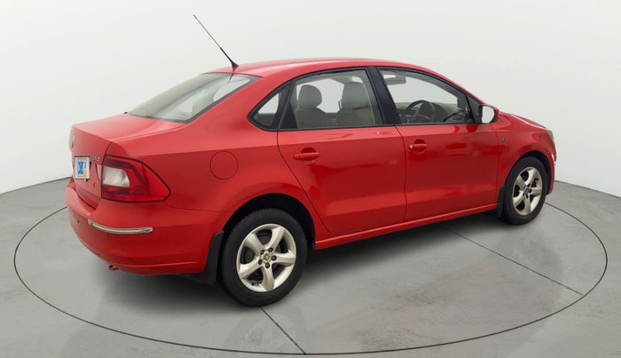 2013 Skoda Rapid ELEGANCE 1.6 TDI CR MT, Diesel, Manual, 1,02,515 km, Right Back Diagonal