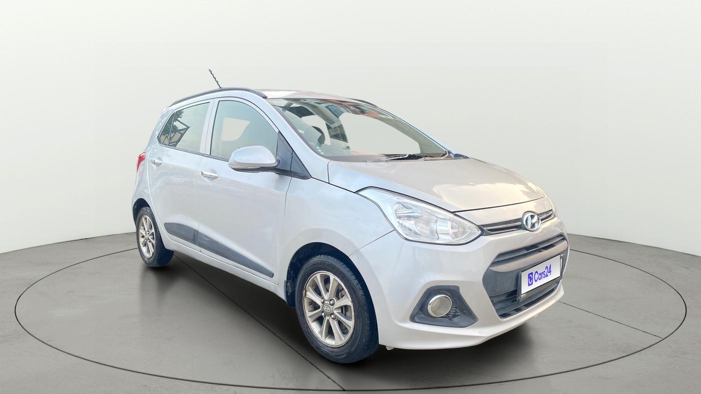 2016 Hyundai Grand i10 ASTA (O) 1.2 KAPPA VTVT, Petrol, Manual, 76,617 km, Right Front Diagonal