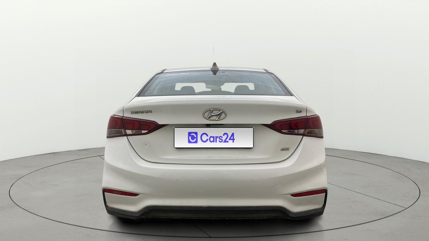 2019 Hyundai Verna 1.6 VTVT SX O, Petrol, Manual, 65,467 km, Back/Rear