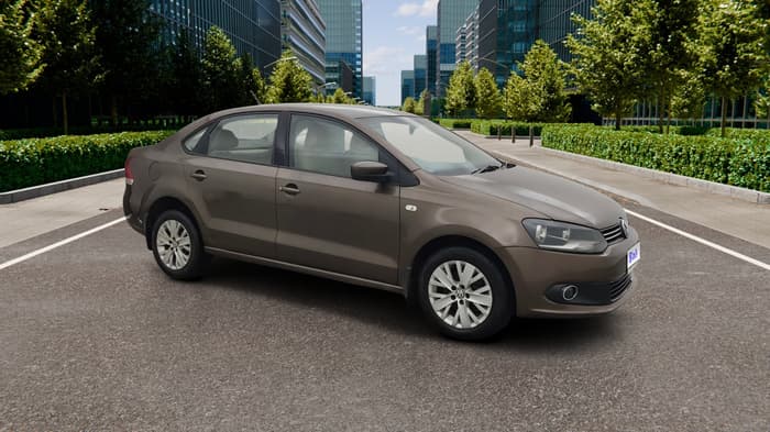 2015 Volkswagen Vento HIGHLINE 1.2 TSI AT, Petrol, Automatic, 99,005 km, Right Front Diagonal