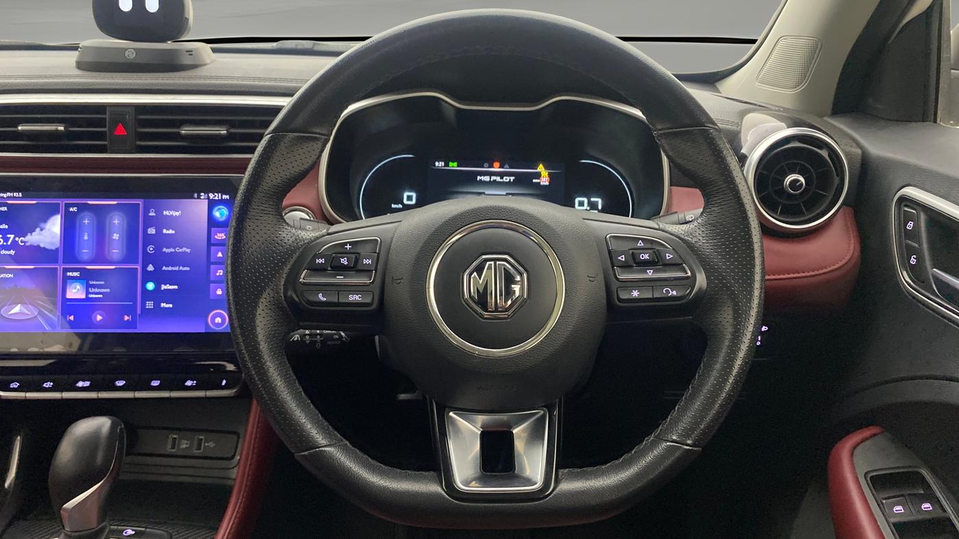 2021 MG ASTOR SAVVY 1.5 CVT S RED, Petrol, Automatic, 46,220 km, Steering Wheel Close Up
