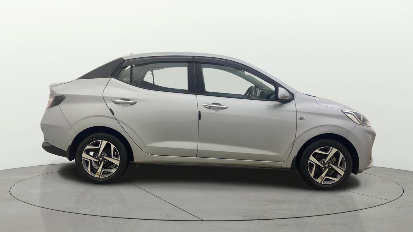 2021 Hyundai AURA SX PLUS 1.2 AMT, Petrol, Automatic, 33,045 km, Right Side View
