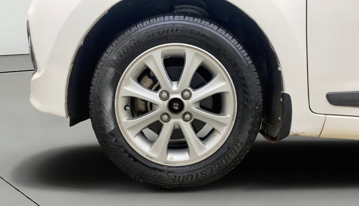 2014 Hyundai Grand i10 ASTA AT 1.2 KAPPA VTVT, Petrol, Automatic, 44,084 km, Left Front Wheel