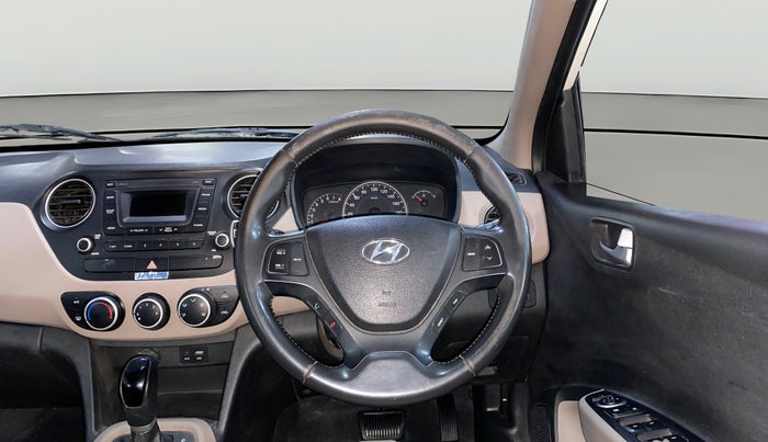 2016 Hyundai Grand i10 ASTA (O) AT 1.2 KAPPA VTVT, Petrol, Automatic, 54,107 km, Steering Wheel Close Up