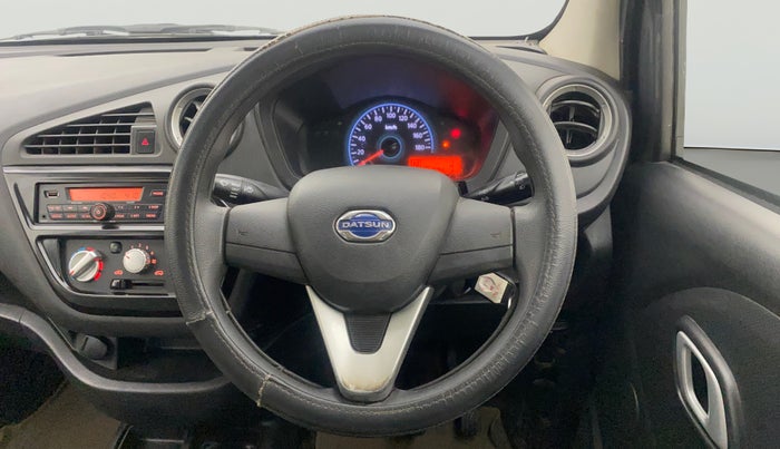 2018 Datsun Redi Go S 1.0 AMT, Petrol, Automatic, 31,772 km, Steering Wheel Close Up
