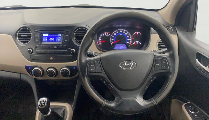 2015 Hyundai Grand i10 ASTA (O) 1.2 KAPPA VTVT, Petrol, Manual, 90,736 km, Steering Wheel Close Up
