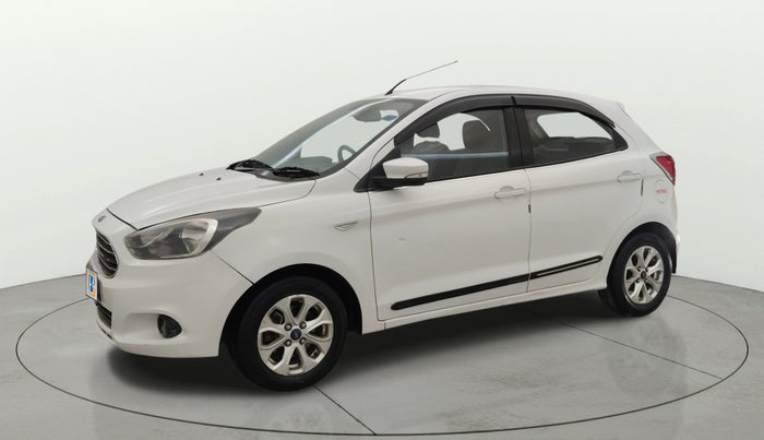 2016 Ford New Figo TITANIUM 1.2 PETROL MT, CNG, Manual, 84,195 km, Left Front Diagonal