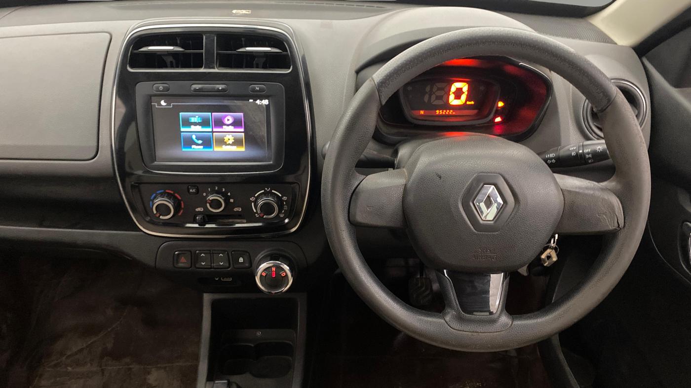 2018 Renault Kwid RXT 1.0 AMT (O), Petrol, Automatic, 95,214 km, Steering Wheel Close Up