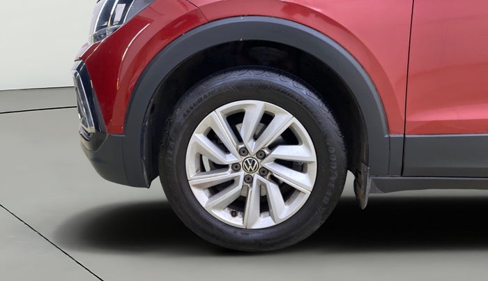 2022 Volkswagen TAIGUN HIGHLINE 1.0 TSI AT, Petrol, Automatic, 27,976 km, Left Front Wheel